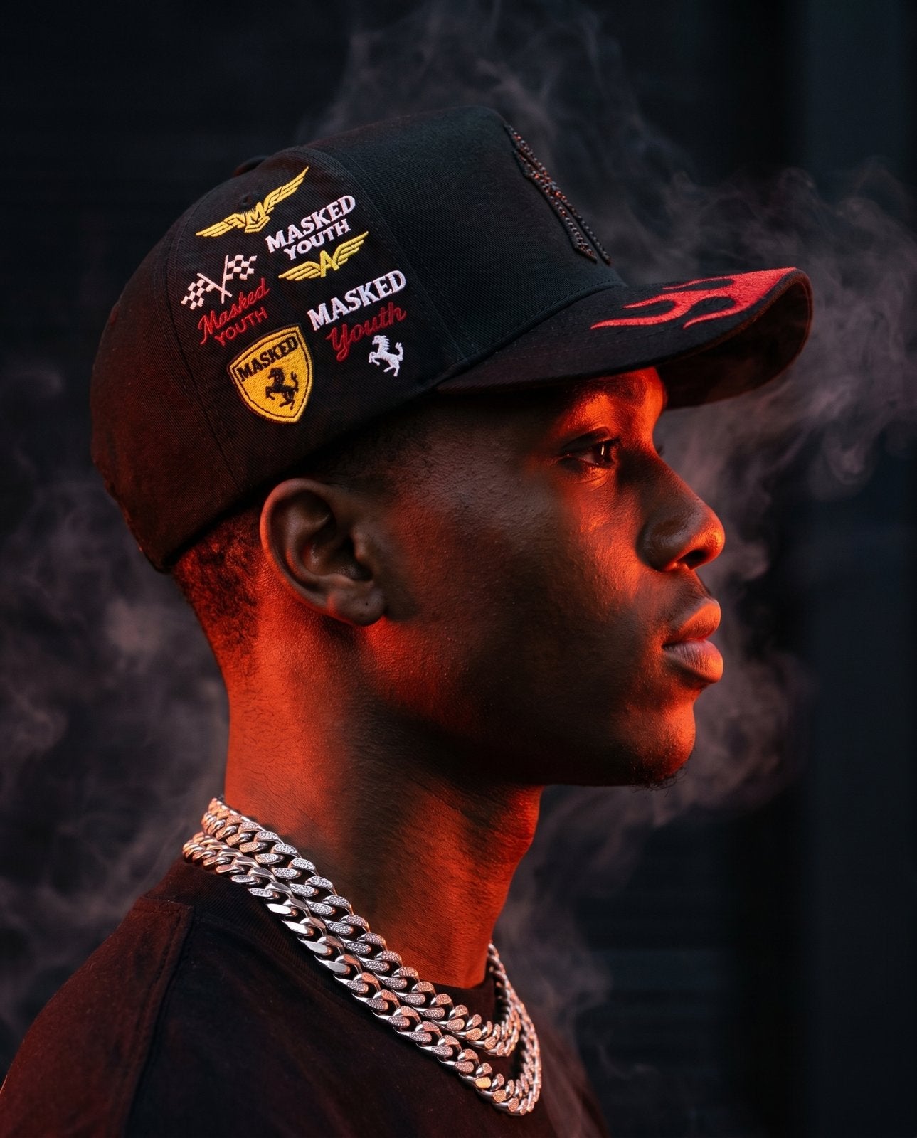 Ferrari Snapback on model