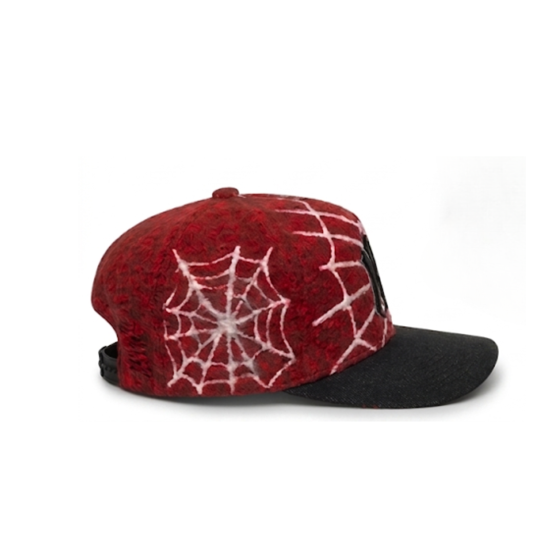 Spiderweb MY Snapback on model